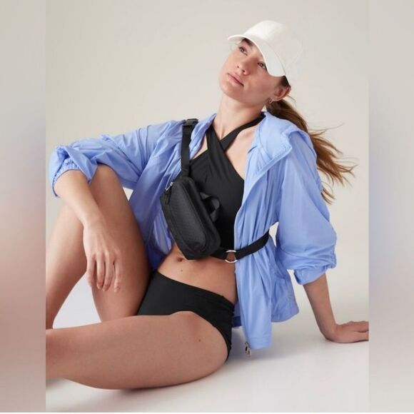 Athleta Crossed Bikini Top, Size Medium, Black, NWT - Picture 4 of 9